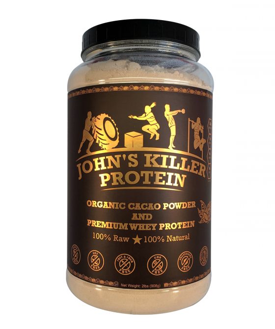 Organic Cacao Whey Protein Blend. Soy Free Protein, GMO Free Protein and Organic Cacao Powder.