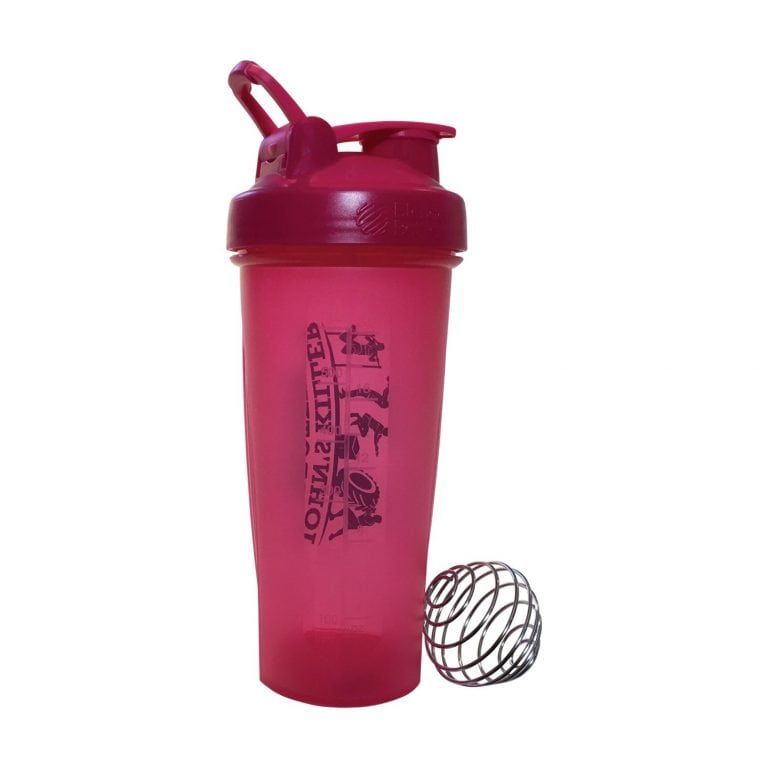 JOHN’S KILLER PROTEIN 28 oz Pink Blender Bottle —