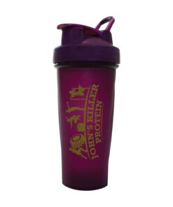 JOHN’S KILLER PROTEIN - 28 oz Plum Blender Bottle