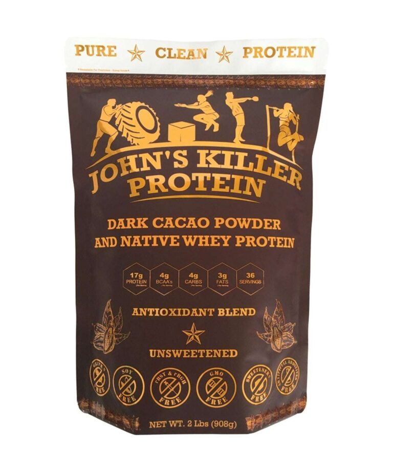 Sugar free organic chocolate protein powder