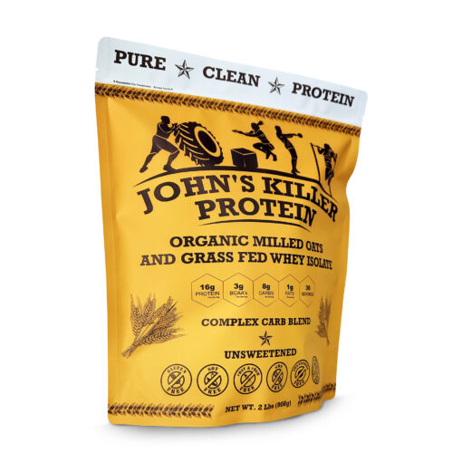 Organic Oats And Grass-Fed Whey Protein - Unsweetened