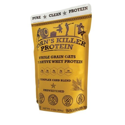 Organic protein oatmeal. Unsweetened and unflavored high protein oats.