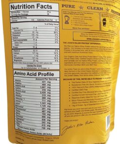 Organic protein oatmeal. Unsweetened and unflavored high protein oats.