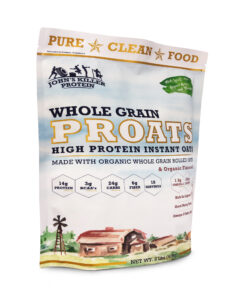PROATS – High Protein Organic Instant Oats With Organic Flaxseed