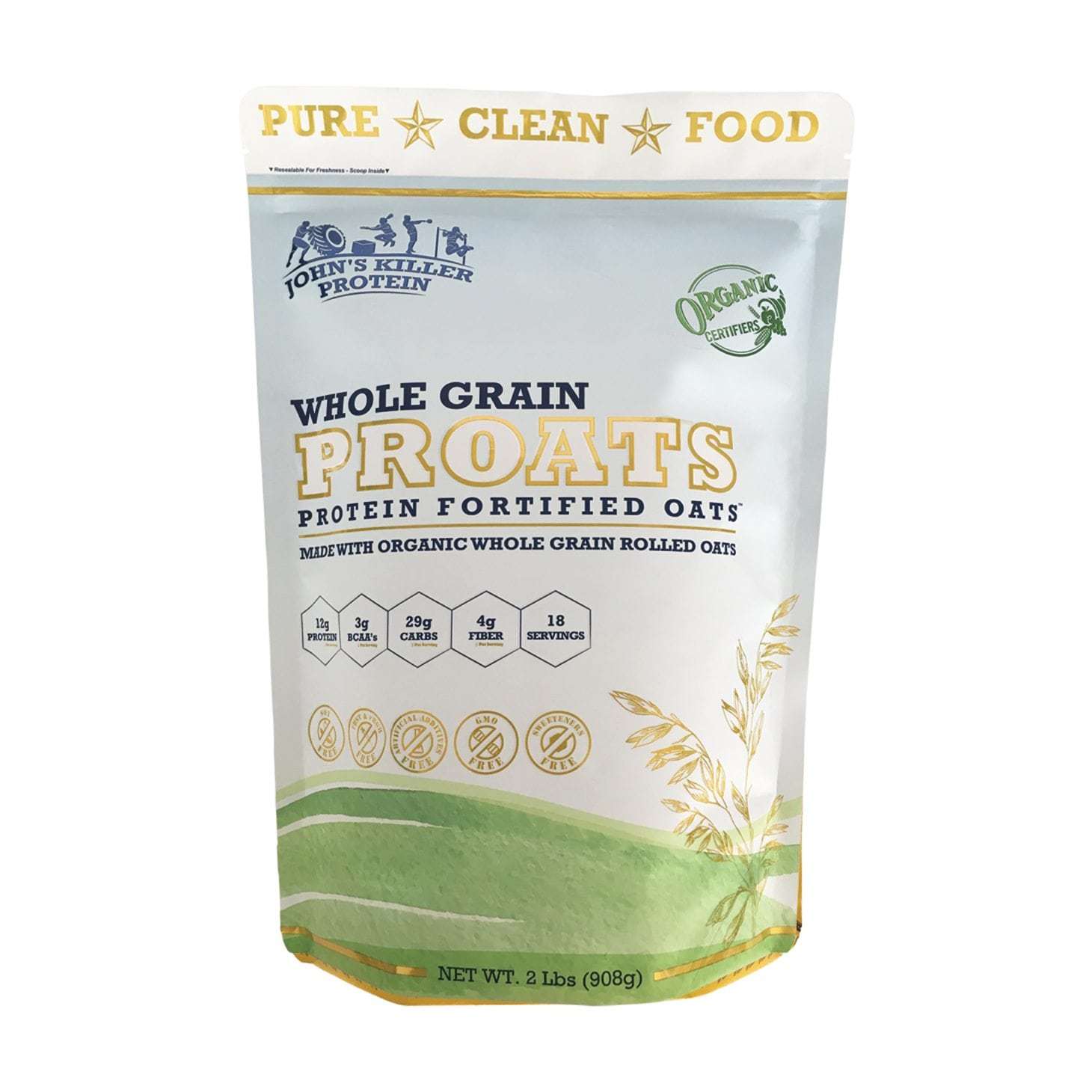 PROATS Protein Fortified Organic Oats — John's Killer Protein