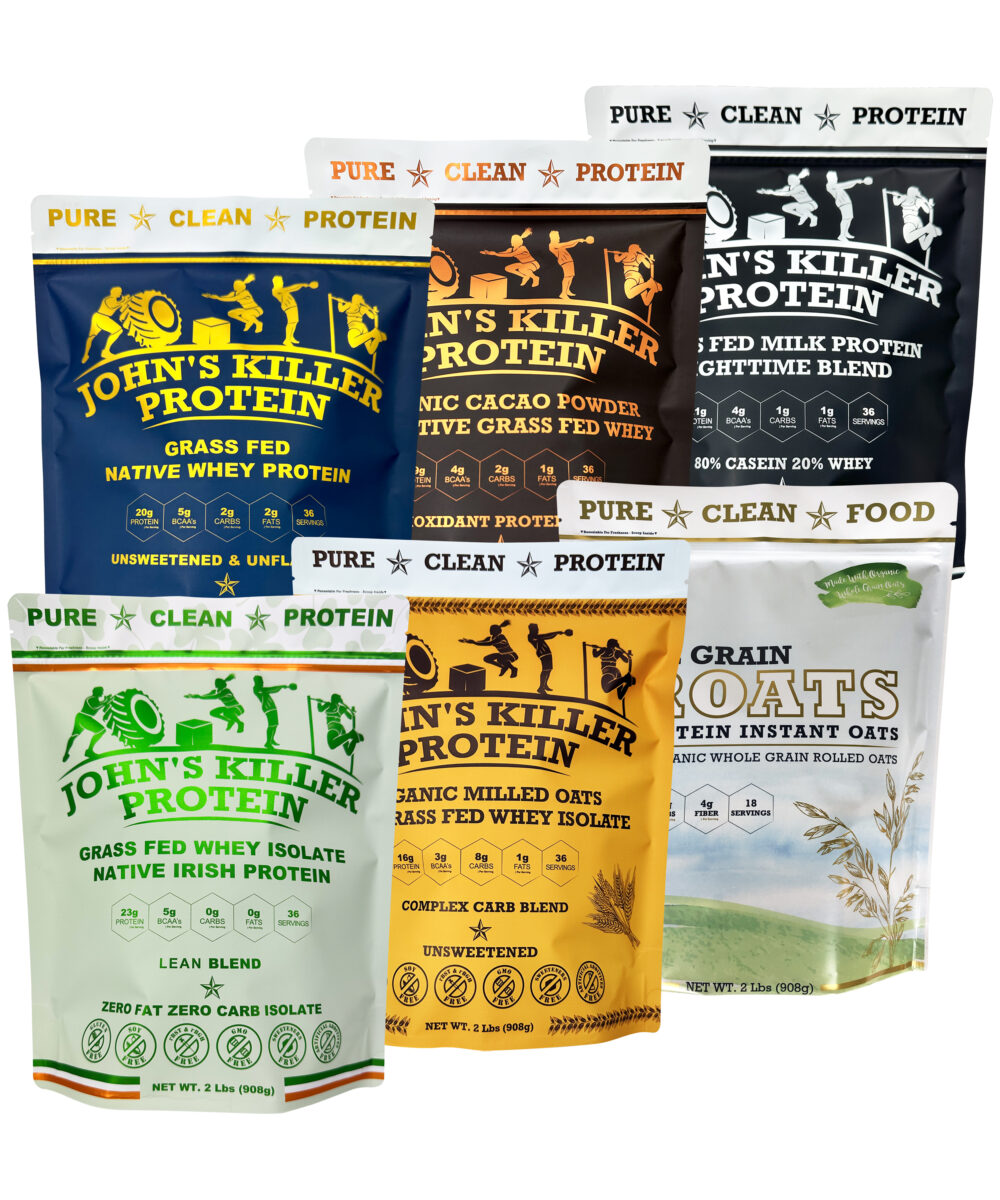 Johns Killer Protein Product Bundle. Get 6 protein blends at an amazing value