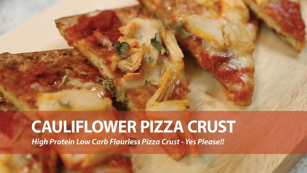Healthy Cauliflower Pizza Crust