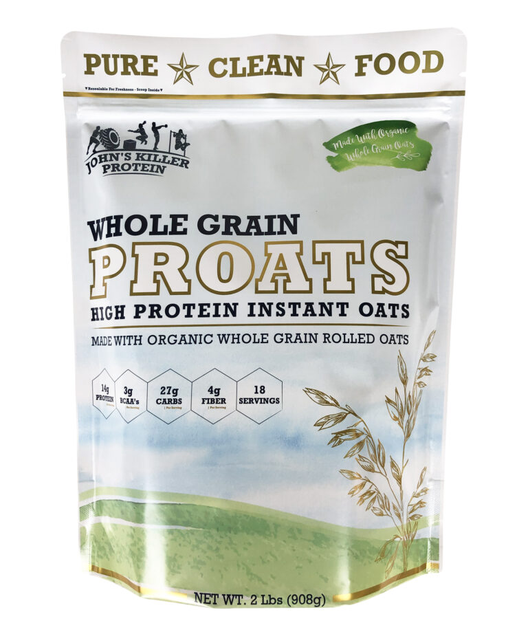 PROATS - high protein organic oats. Unsweetened - John's Killer Protein®