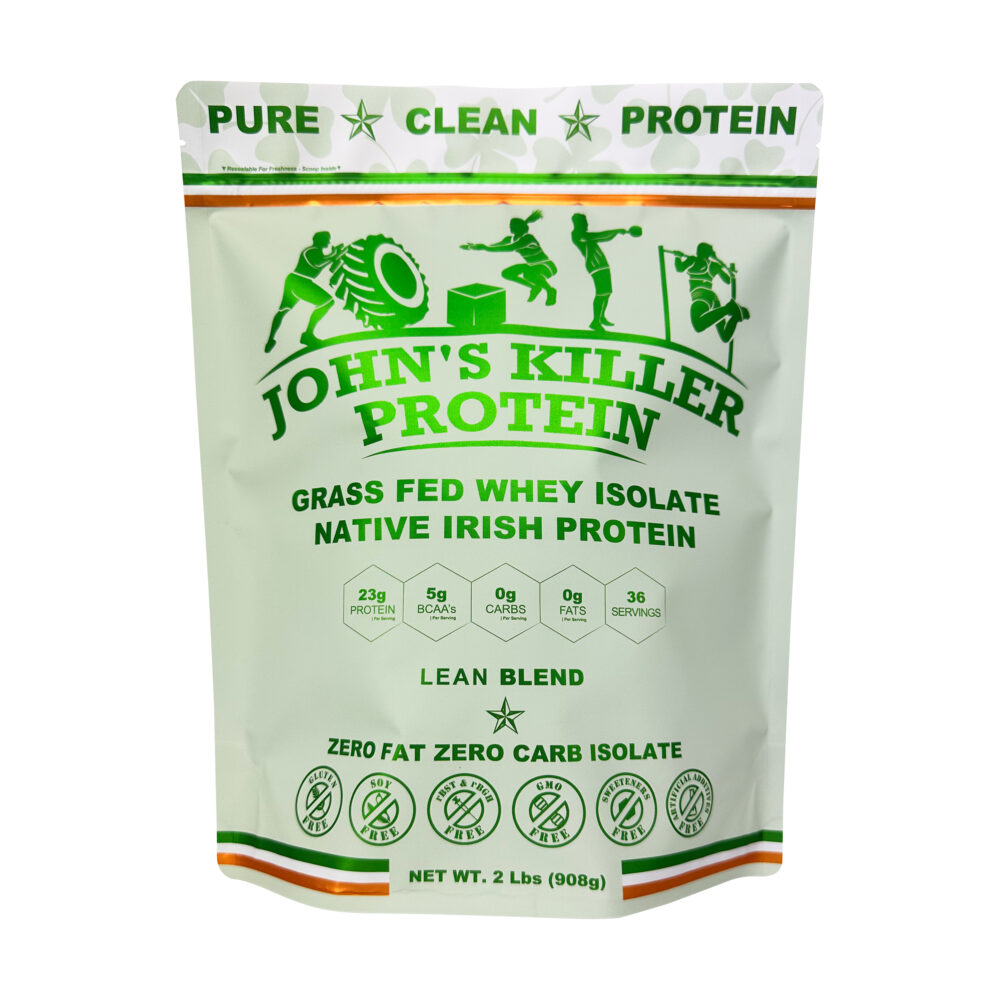 Grass Fed isolate from Irish dairy. Unsweetened and unflavored premium whey isolate.