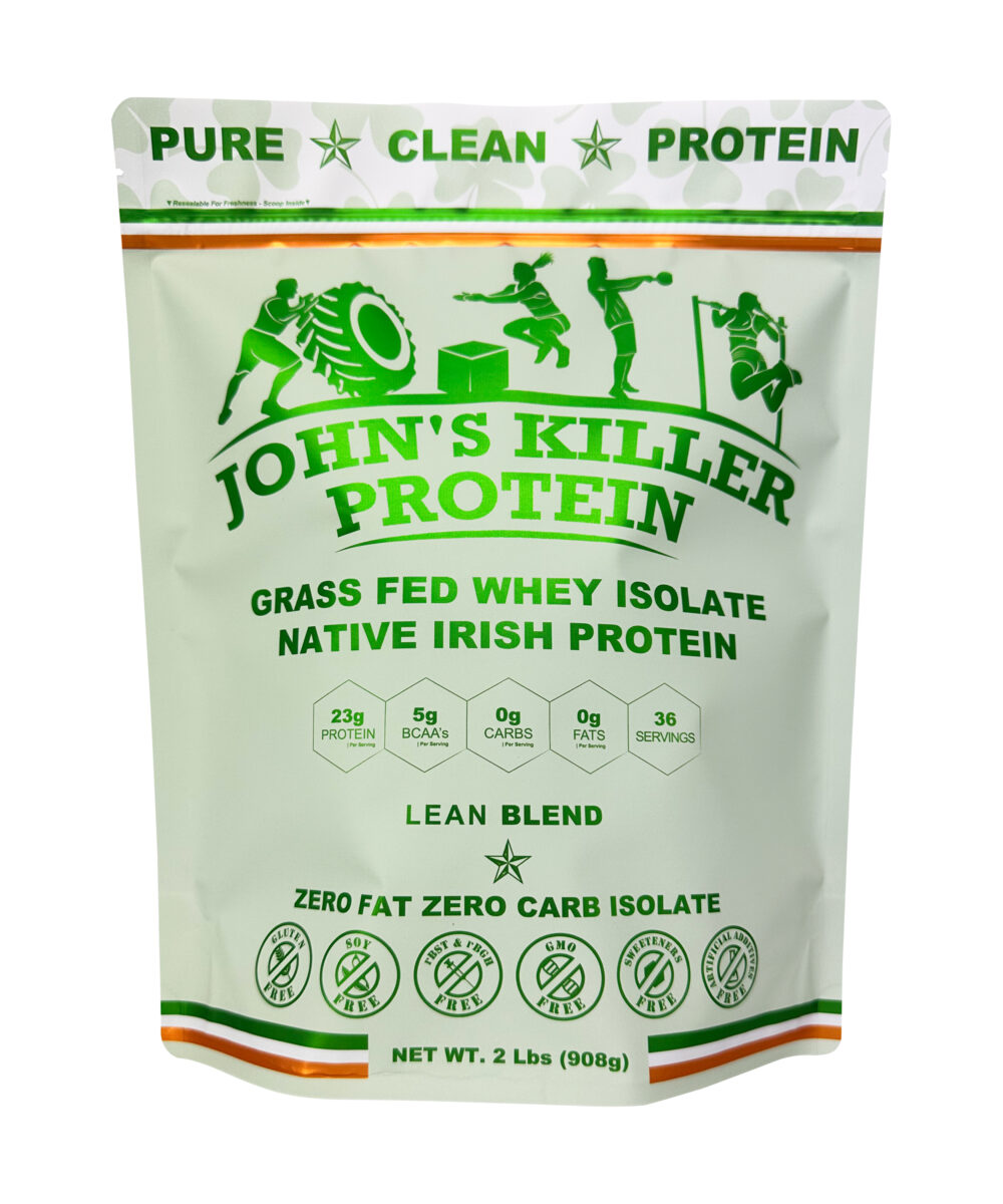 Grass Fed isolate from Irish dairy. Unsweetened and unflavored premium whey isolate.