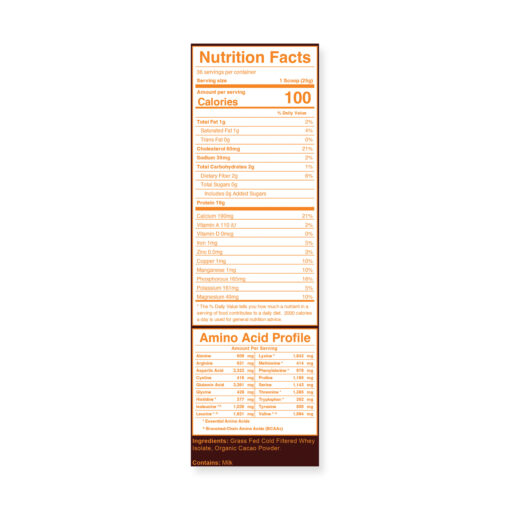 Organic Cacao And Grass-Fed Whey Protein - Image 6