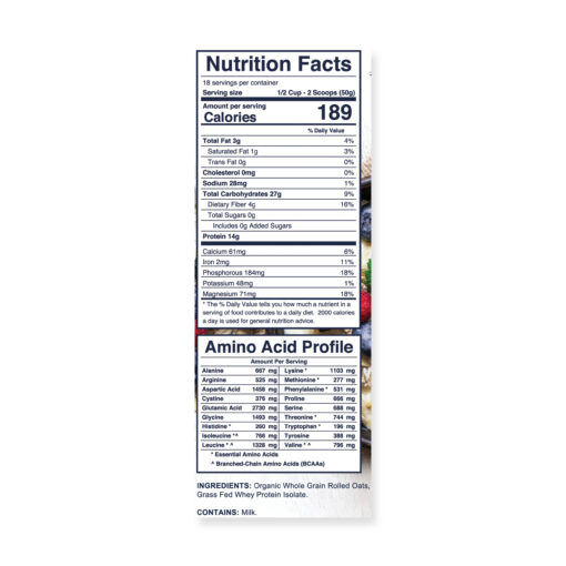 PROATS – Protein Fortified Organic Oats - Subscription - Image 5