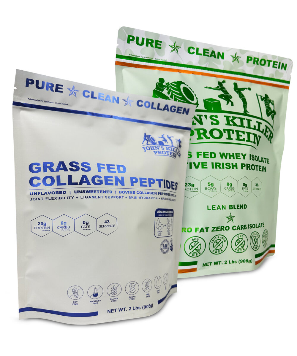 Grass Fed Collagen Peptides Whey Isolate Bundle